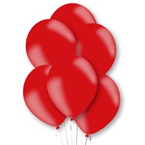 Red 11" Latex Balloons 6pk