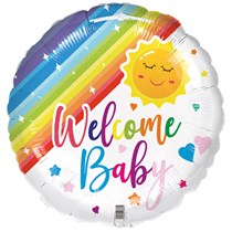 New Baby Rainbow 18" Foil Balloon