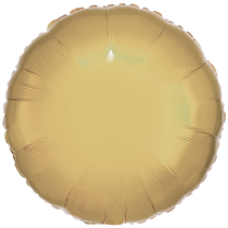 Amscan White Gold 18" Round Shaped Foil Balloon