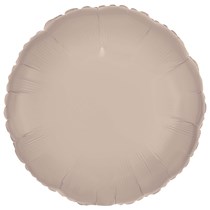 Amscan Latte Silk Lustre 18" Round FOil Balloon