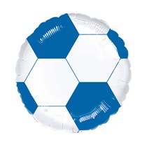 Blue Football 18" Foil Balloon