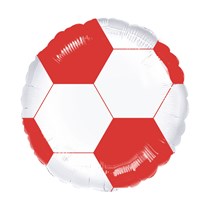 Red Football 18" Foil Balloon