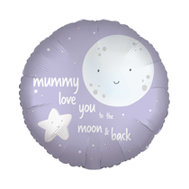 Mummy Love You To The Moon & Back 18" Foil Balloon