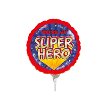 You're My Super Hero Mini Foil Balloon