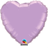 Pearl Lavender 18" Heart Foil Balloon
