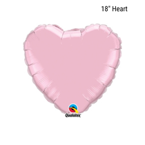  Pearl Pink 18" Heart Foil Balloon