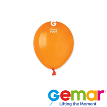 Gemar Standard Orange 5 " Latex Balloons 50pk