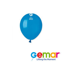 Gemar Standard Blue 5" Latex Balloon 50pk