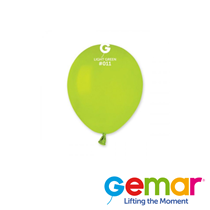 Gemar Standard Light Green 5" Latex Balloons 50pk