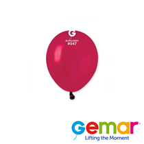 Gemar Standard Burgundy 5" Latex Balloons 50pk