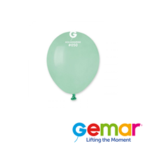 Gemar Standard Aquamarine 5" Latex Balloon 50pk