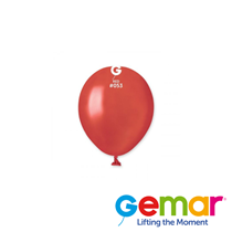 Gemar Metallic Red 5" Latex Balloons 50pk