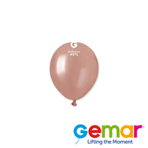 Gemar Metallic Rose Gold 5" Latex Balloons 50pk