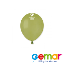 Gemar Natural Olive Green 5" Latex Balloons 50pk