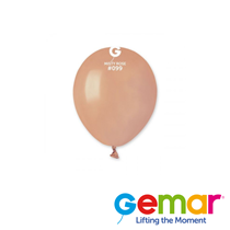Gemar Natural Misty Rose 5" Latex Balloons 50pk