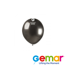 Gemar Shiny Space Grey 5" Latex Balloons 50pk