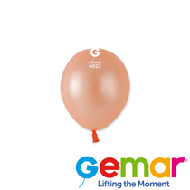 New Gemar 5" Neon Orange Latex Balloons 50pk