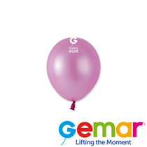 Gemar 5" Neon Purple Latex Balloons 50pk