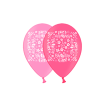 Birthday Girl 9" Latex Balloons 10pk