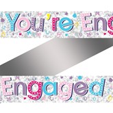 You're Engaged Foil Banner