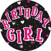 Birthday Girl Jumbo Badge