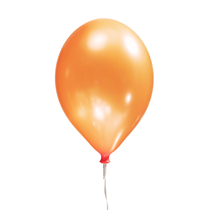Satin Orange 11" Latex Balloons 8pk