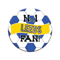No.1 Leeds Fan 15cm Jumbo Badge