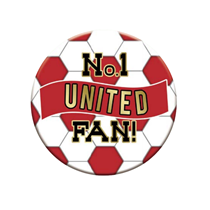 No.1 United Fan 15cm Badge