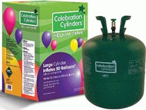 Disposable Helium Gas Balloon Canister Large