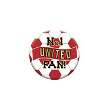 No.1 United Fan 5.5cm Badges 6pk