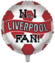 Football No.1 Liverpool Fan 18" Foil Balloon