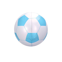 15" Light Blue Football Galaxy Sphere Foil Balloon