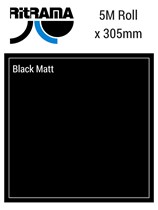 Ritrama Black Matt Vinyl 305mm x 5M