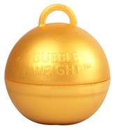 Gold Metallic Bubble Balloon Weight