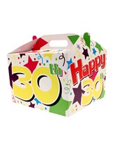 30th Birthday Carry Handle Balloon Box