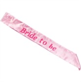 Light Pink Hen Party Bride to Be Sash