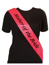 Hot Pink Mother of the Bride Hen Party Sash