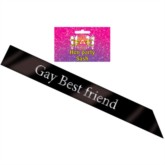 Deluxe Hen Party Gay Best Friend Sash