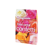 Biodegradable Rice Paper Rose Petal Confetti 10g