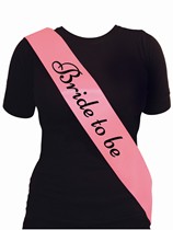 Deluxe Pink Hen Party Bride to Be Sash
