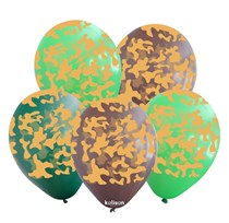 Kalisan 12" Camouflage Printed Latex Balloons 25ct