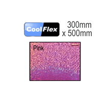 Pink Sparkle Cool Flex Extra Garment Vinyl Sheet 300mm x 500mm