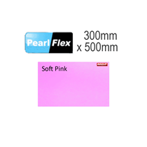 Soft Pink Pearl Flex Garment Vinyl Sheet 300mm x 500mm