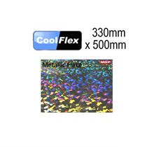 Metallic Flake Cool Flex Garment Vinyl Sheet 330mm x 500mm