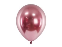 PartyDeco Glossy 11" (30cm) Rose Gold Latex Balloons 50pk