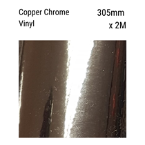 Chrome Metallic Copper Craft Vinyl