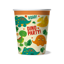 Dino Party 250ml Paper Cups 8pk