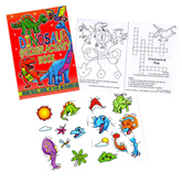 Dinosaur Mini Sticker & Colour Activity Book