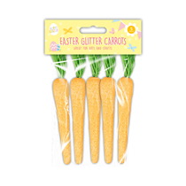 Easter Glitter Carrots 5pk