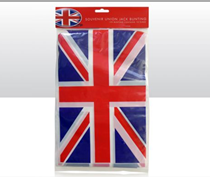 Union Jack PVC Bunting 10 Flags 12ft